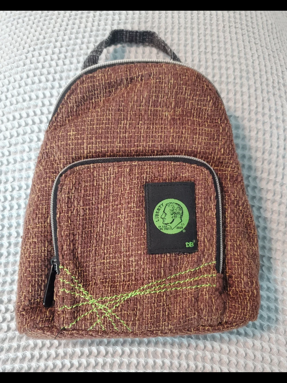 Cotton Backpack  Eco-Friendly Multi Pockets